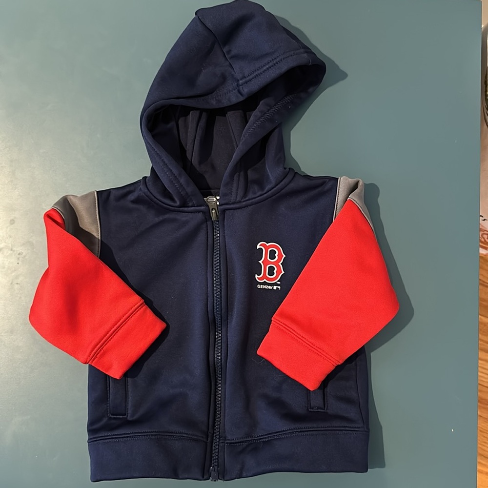 Red Sox zip up jacket, toddler size 18m